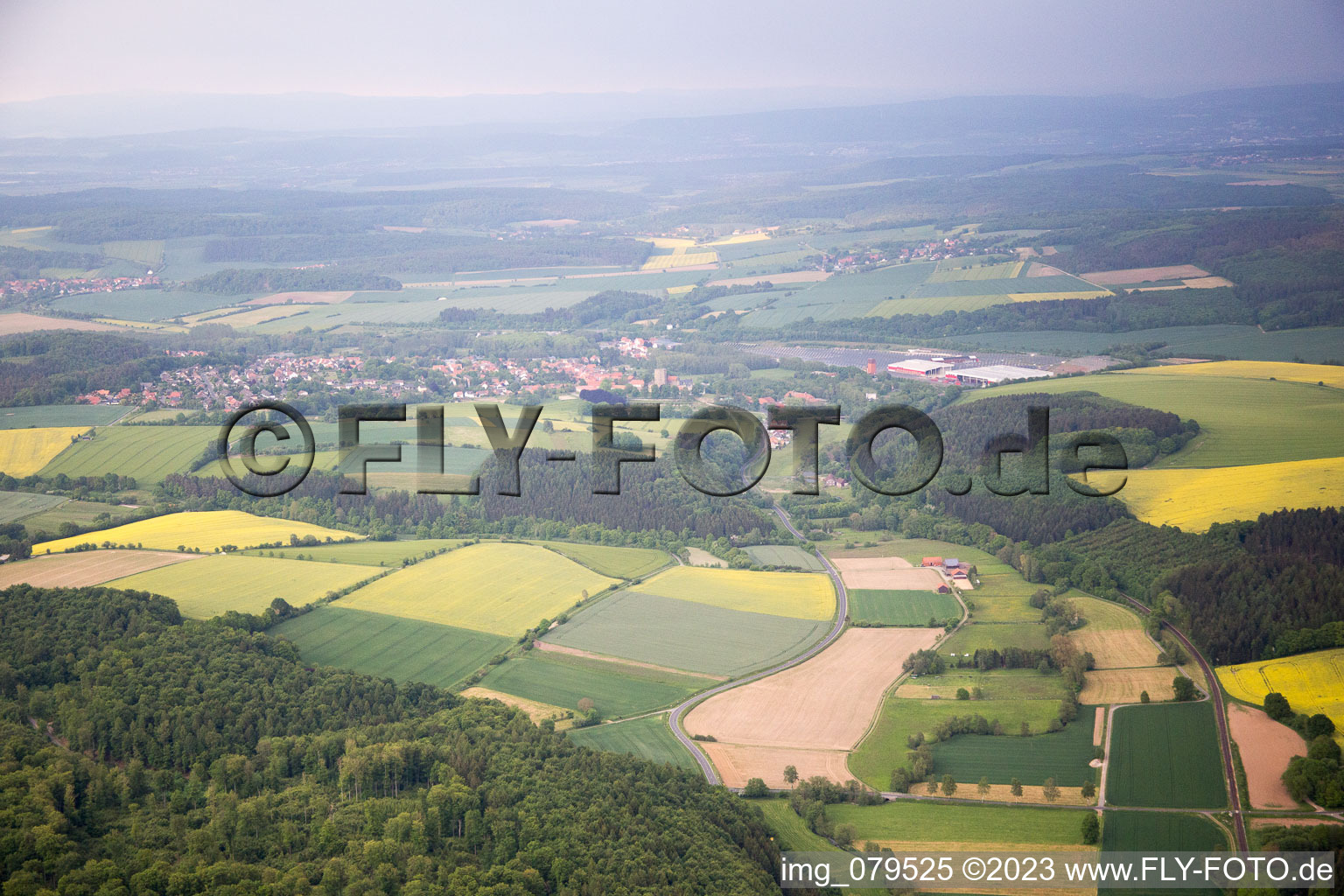 Photographie aérienne de Eberhausen dans le département Basse-Saxe, Allemagne