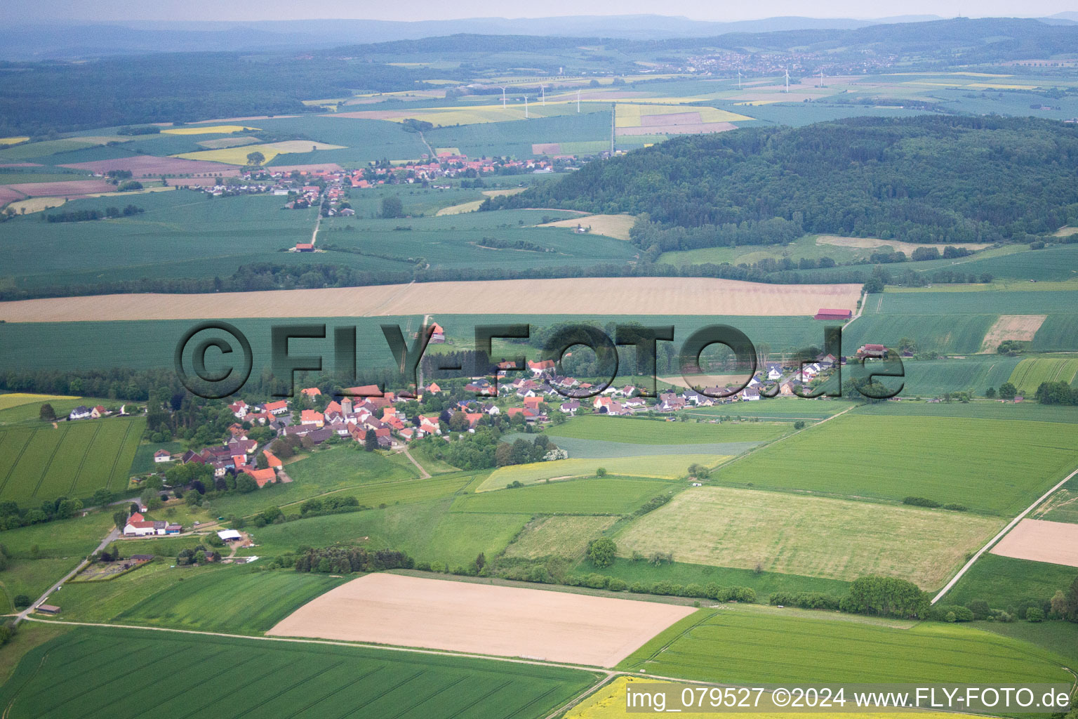 Eberhausen dans le département Basse-Saxe, Allemagne d'en haut