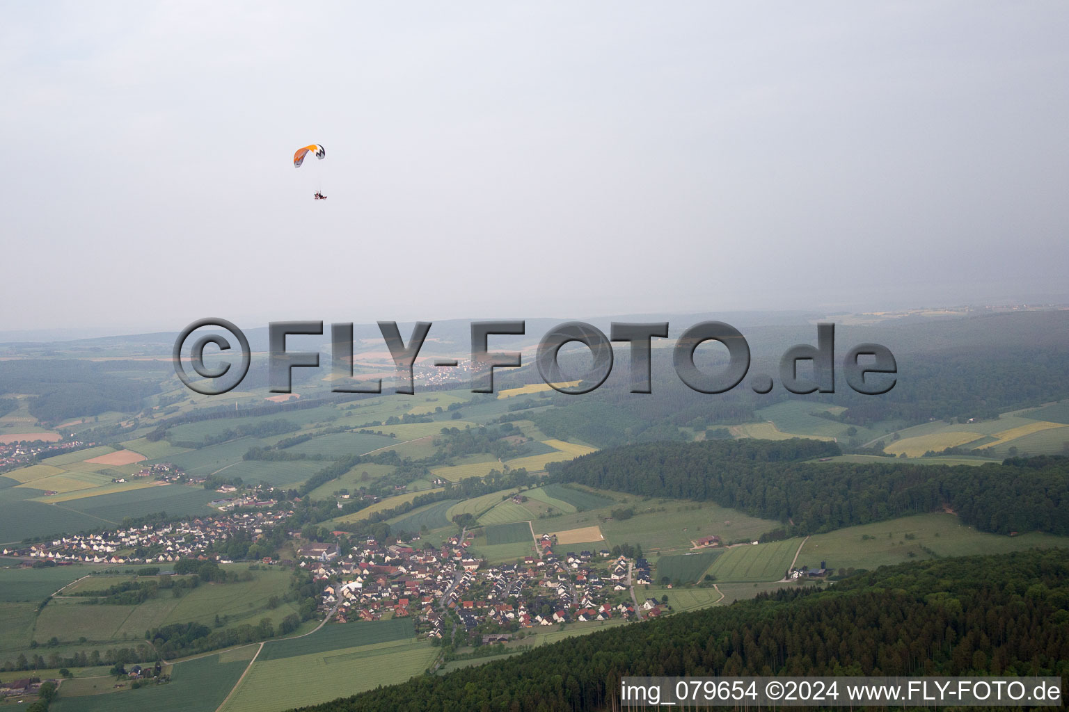 Photographie aérienne de Thonenburg dans le département Rhénanie du Nord-Westphalie, Allemagne