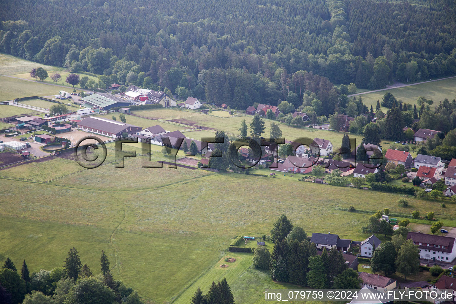 Dobel dans le département Bade-Wurtemberg, Allemagne vue du ciel