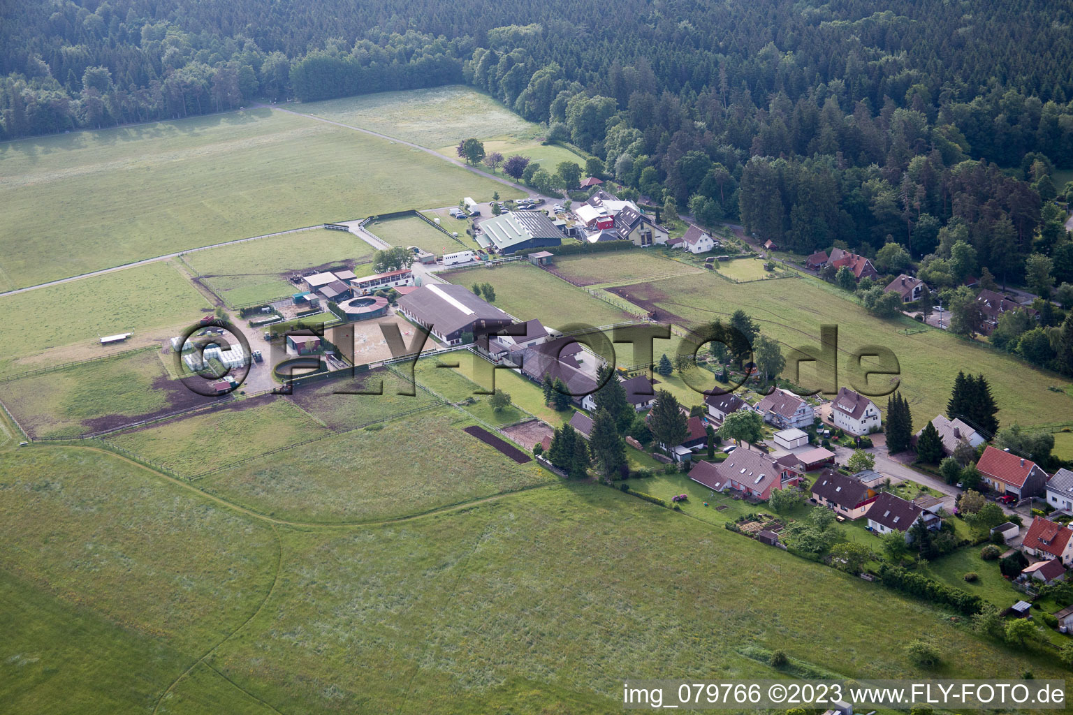 Vue aérienne de Goujon Dobel à Dobel dans le département Bade-Wurtemberg, Allemagne