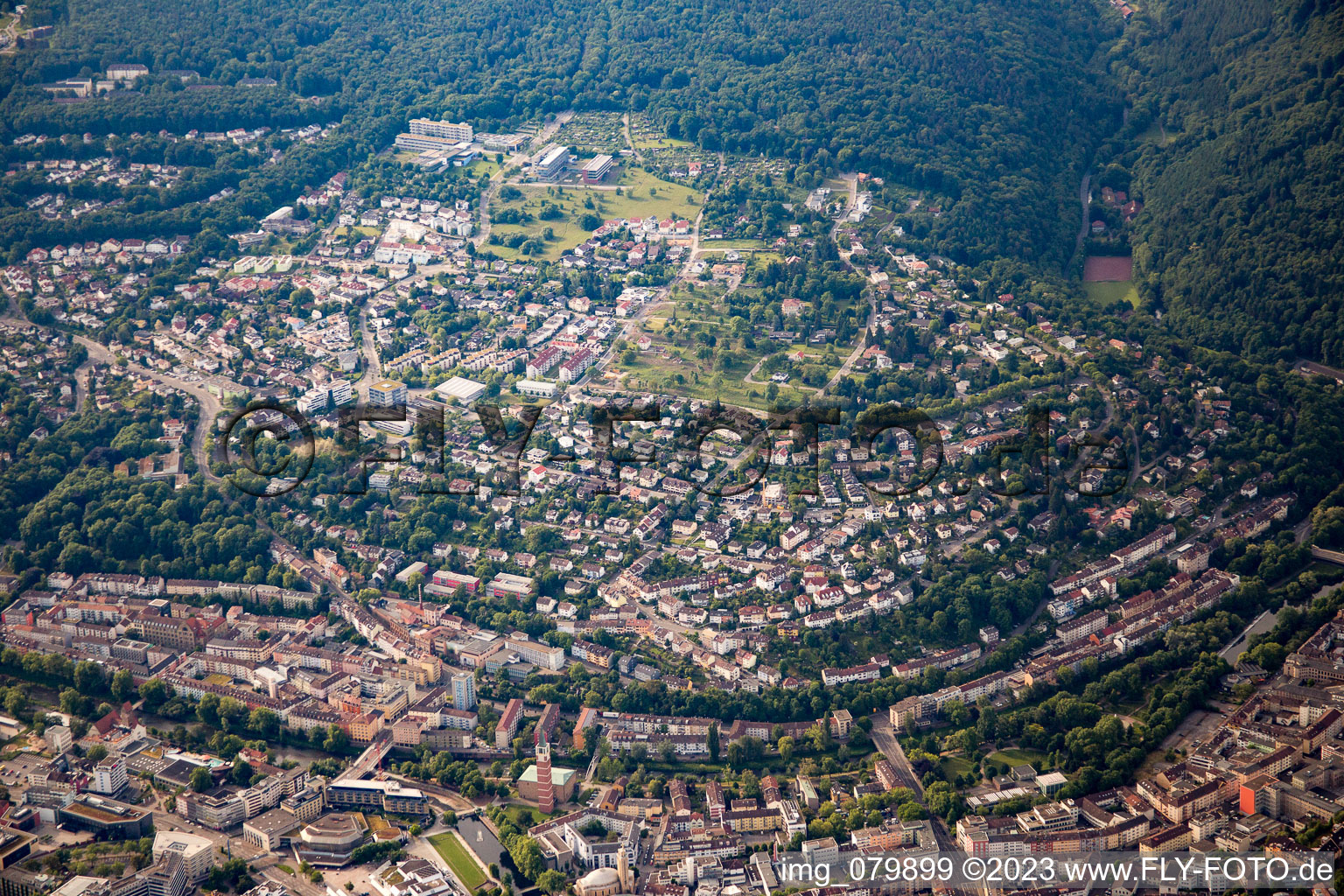 Photographie aérienne de Pforzheim dans le département Bade-Wurtemberg, Allemagne