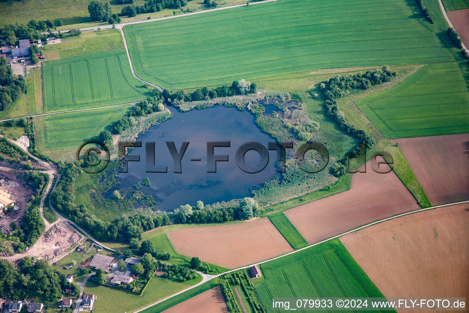 Vue d'oiseau de Maulbronn dans le département Bade-Wurtemberg, Allemagne