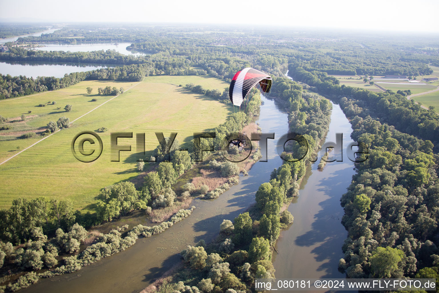 Vue oblique de Munchhausen dans le département Bas Rhin, France