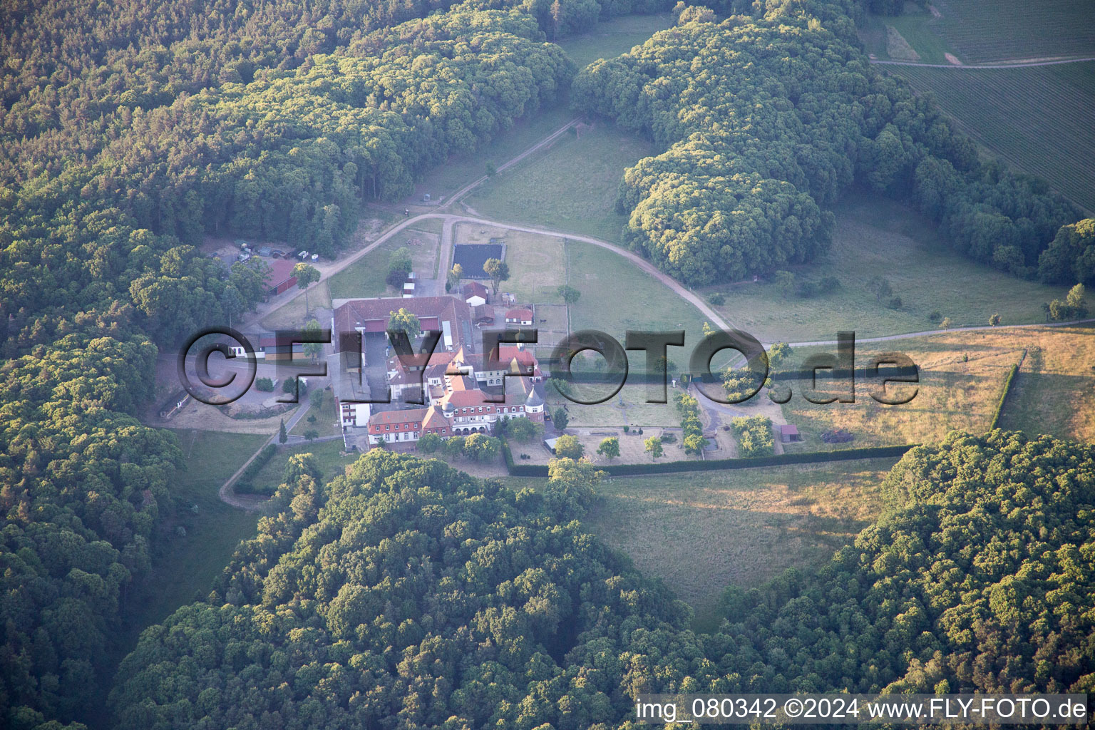 Bad Bergzabern dans le département Rhénanie-Palatinat, Allemagne vue d'en haut