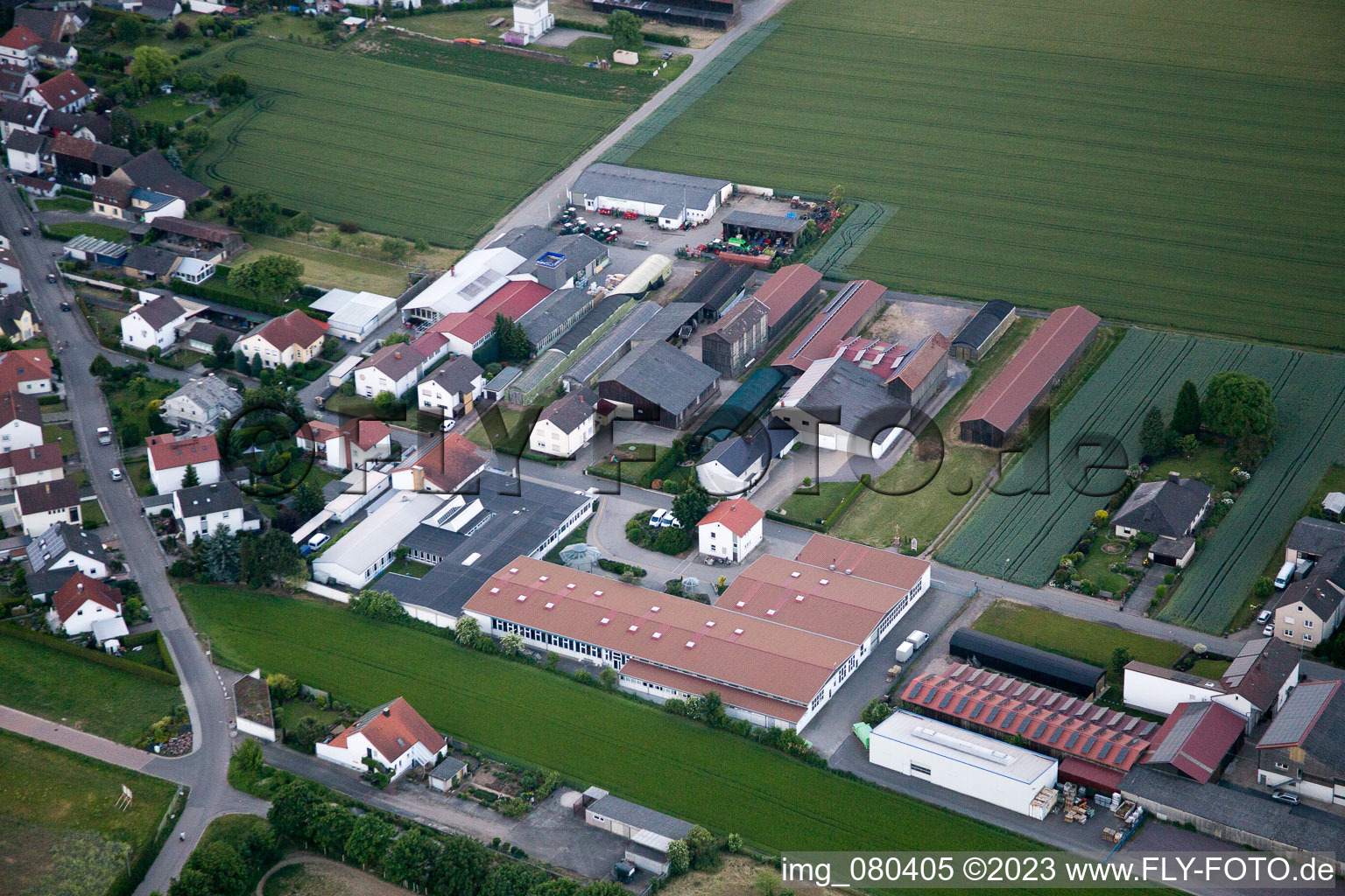 Quartier Herxheim in Herxheim bei Landau dans le département Rhénanie-Palatinat, Allemagne vue du ciel