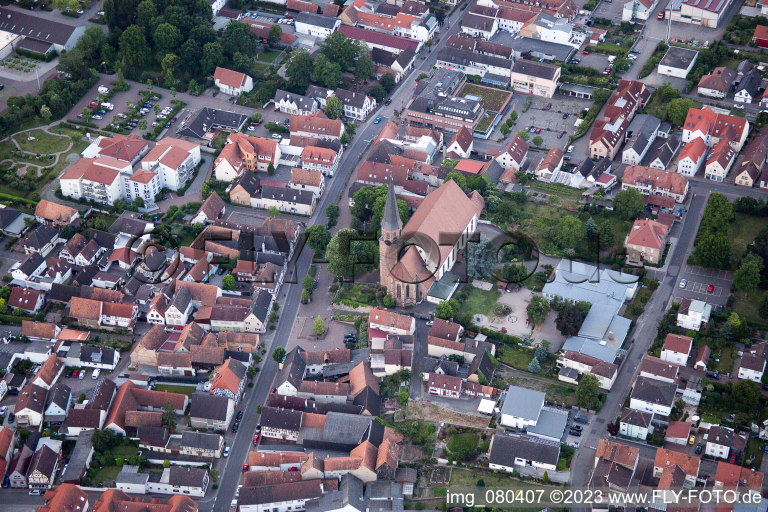 Image drone de Quartier Herxheim in Herxheim bei Landau dans le département Rhénanie-Palatinat, Allemagne