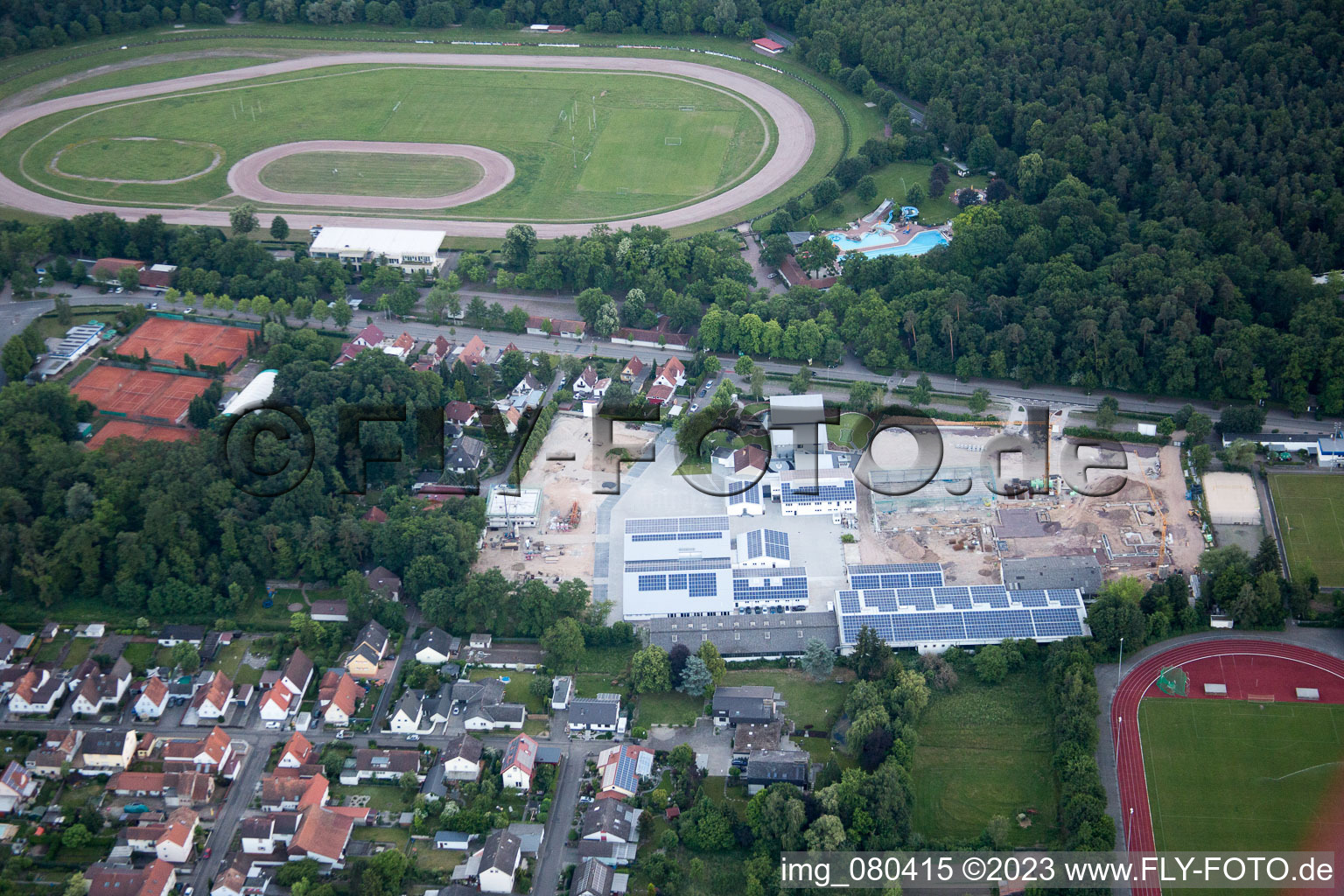 Quartier Herxheim in Herxheim bei Landau dans le département Rhénanie-Palatinat, Allemagne hors des airs