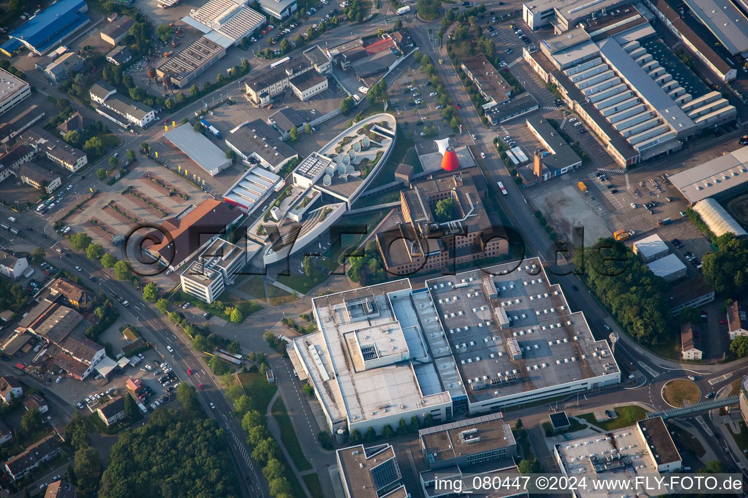 Vue aérienne de SEW Eurodrive à Bruchsal dans le département Bade-Wurtemberg, Allemagne