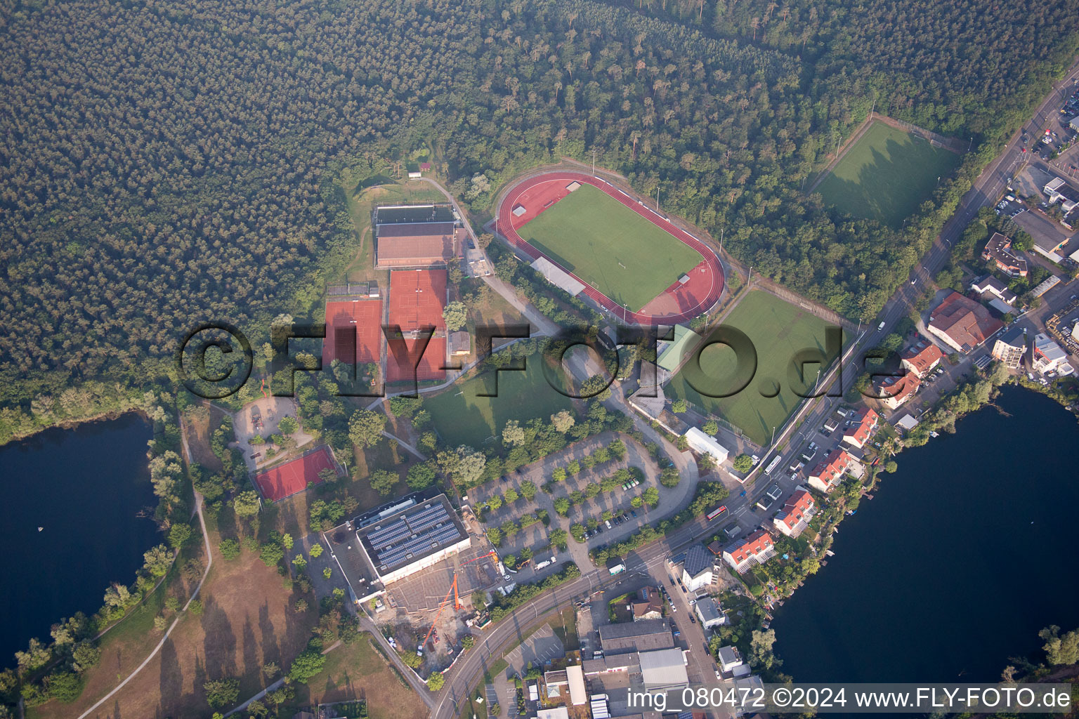 Photographie aérienne de Forst dans le département Bade-Wurtemberg, Allemagne