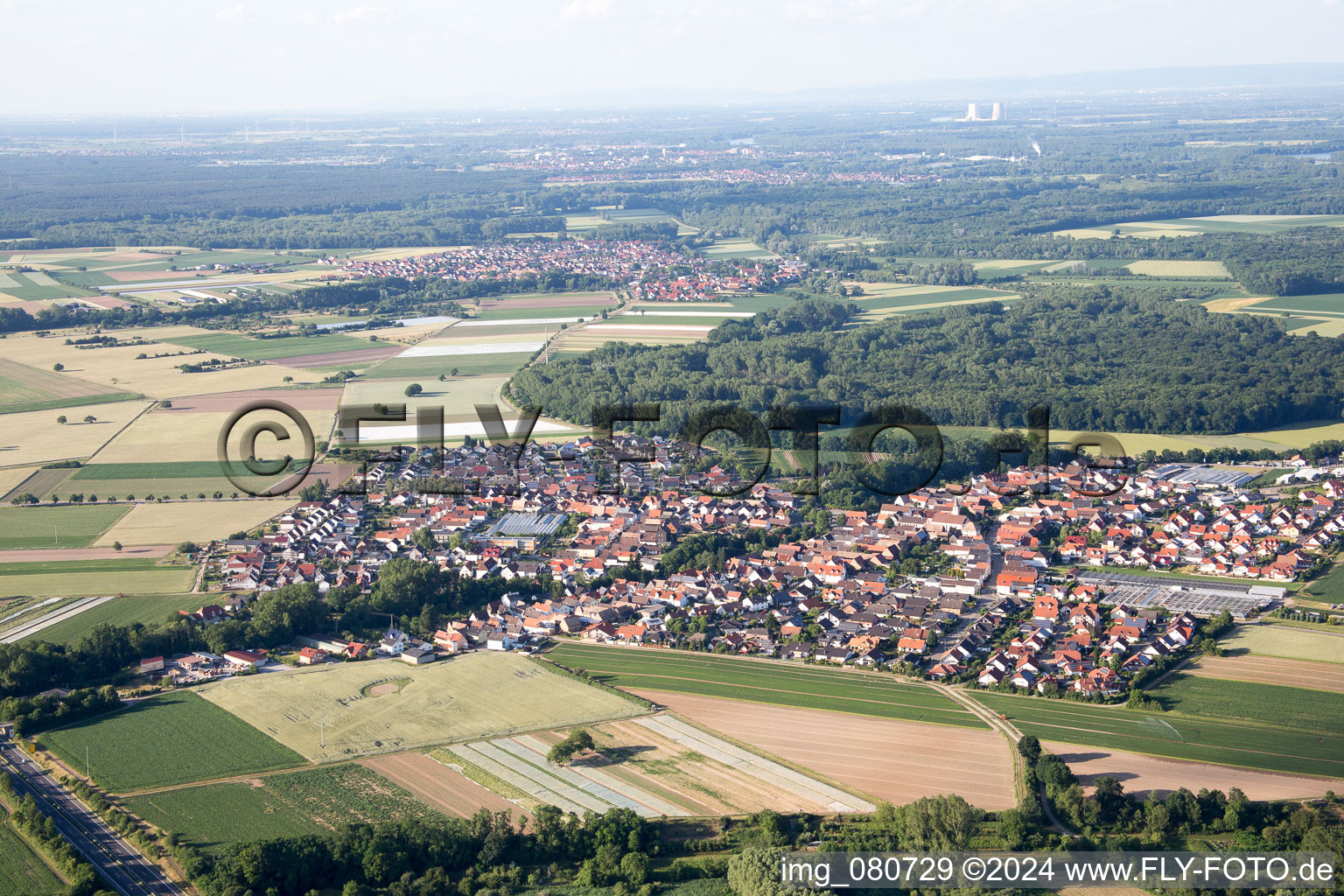 Kuhardt dans le département Rhénanie-Palatinat, Allemagne vue du ciel