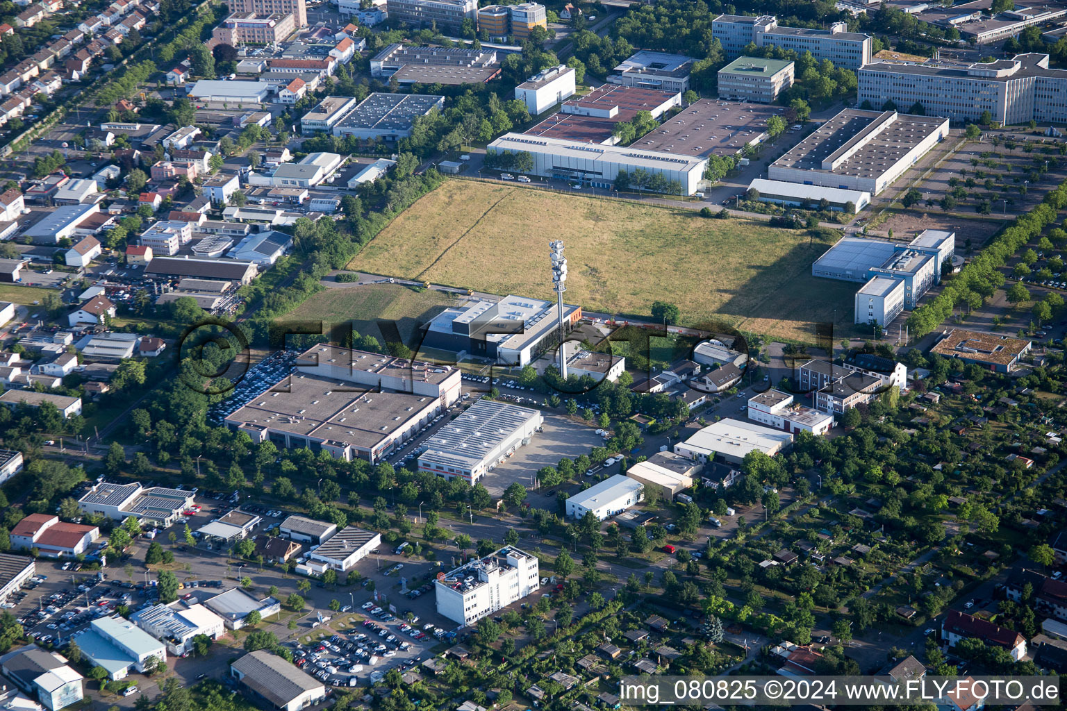 Quartier Nordweststadt in Karlsruhe dans le département Bade-Wurtemberg, Allemagne hors des airs