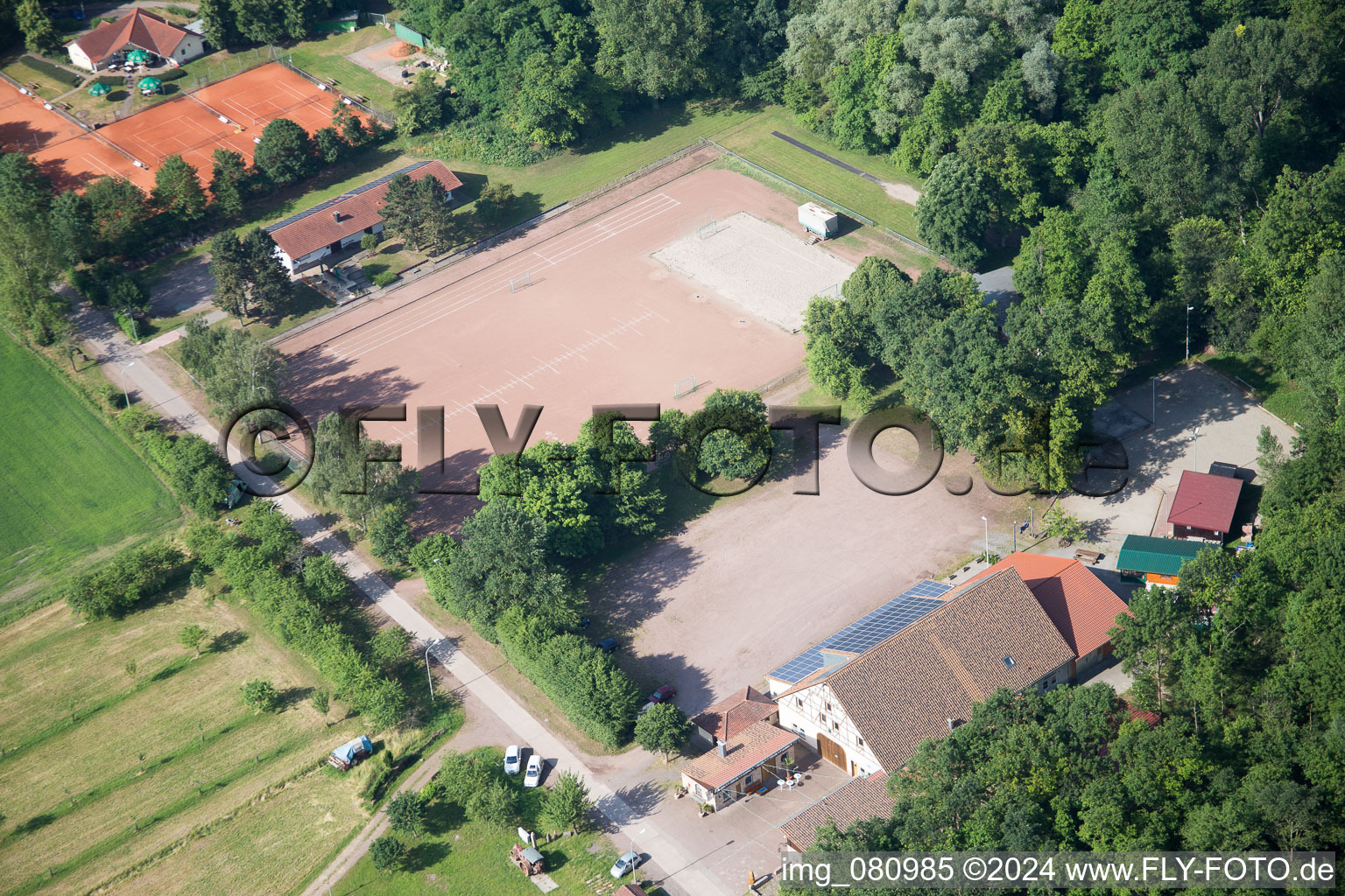 Image drone de Quartier Ottersheim in Ottersheim bei Landau dans le département Rhénanie-Palatinat, Allemagne