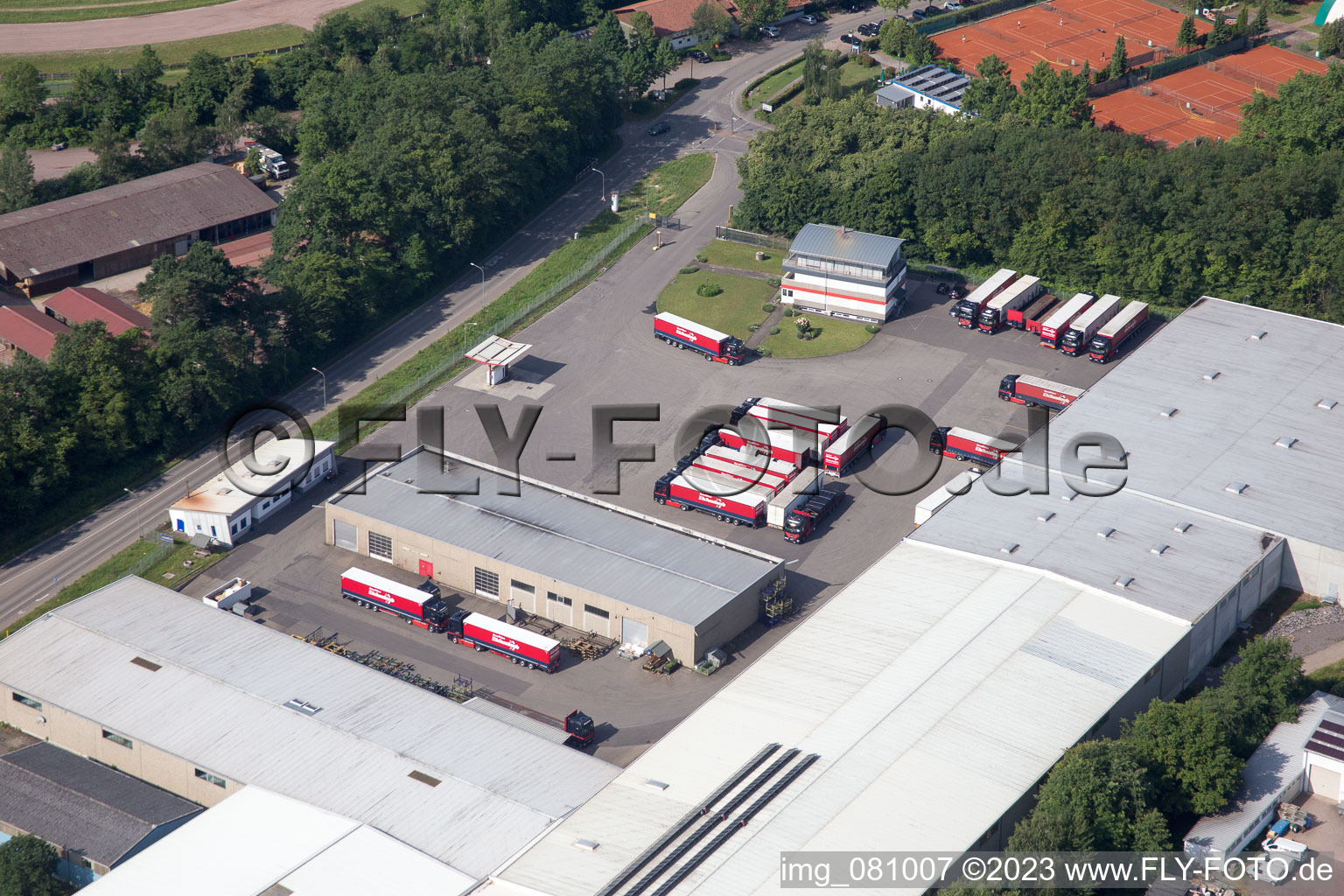 Enregistrement par drone de Quartier Herxheim in Herxheim bei Landau dans le département Rhénanie-Palatinat, Allemagne