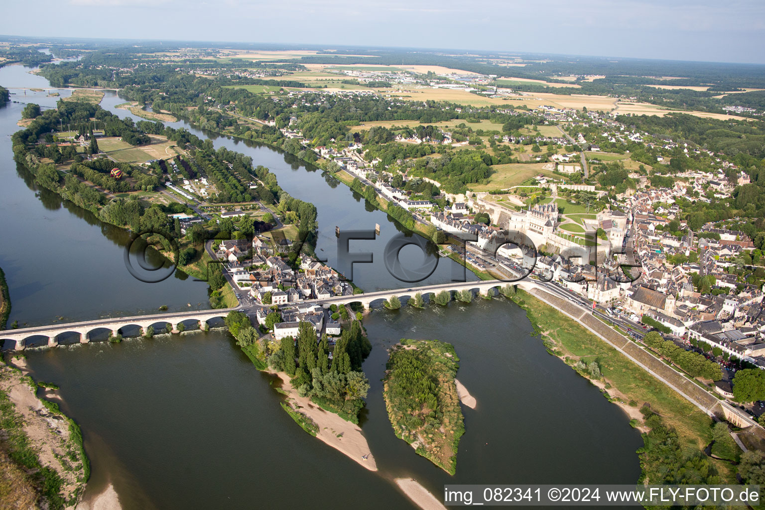 Photographie aérienne de Quartier Nord-Nord Est in Amboise dans le département Indre et Loire, France