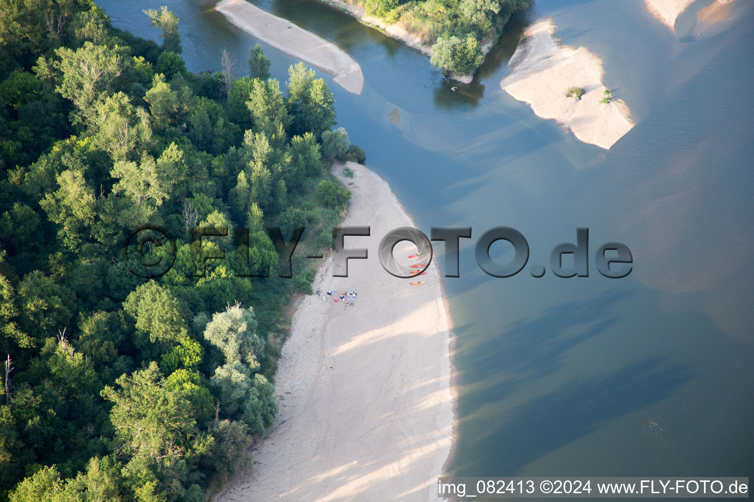 Photographie aérienne de Limeray dans le département Indre et Loire, France