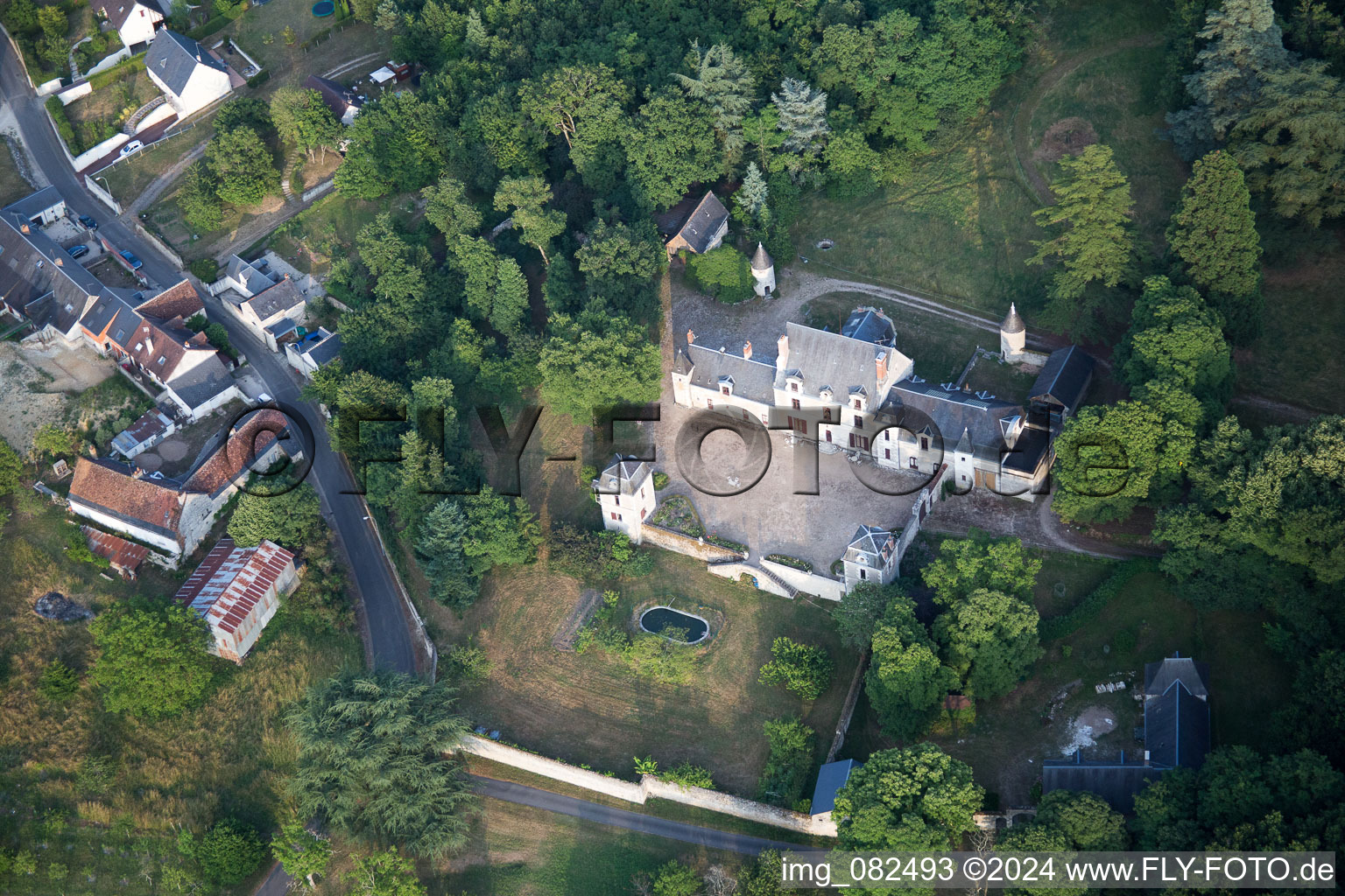 Chailles dans le département Loir et Cher, France d'en haut