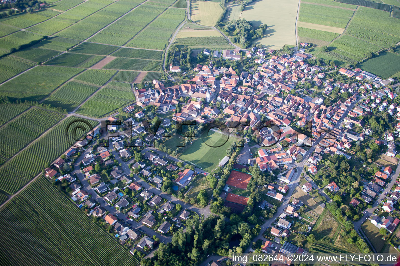 Vue aérienne de Quartier Mörzheim in Landau in der Pfalz dans le département Rhénanie-Palatinat, Allemagne