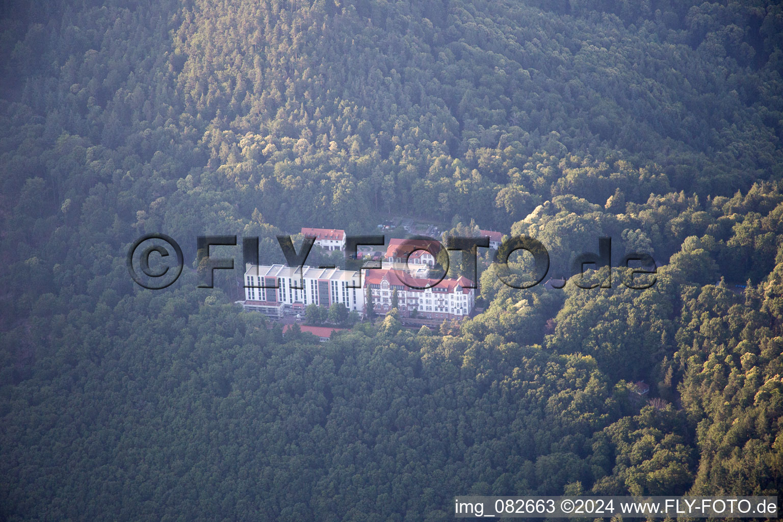 Photographie aérienne de Clinique à Eußerthal dans le département Rhénanie-Palatinat, Allemagne