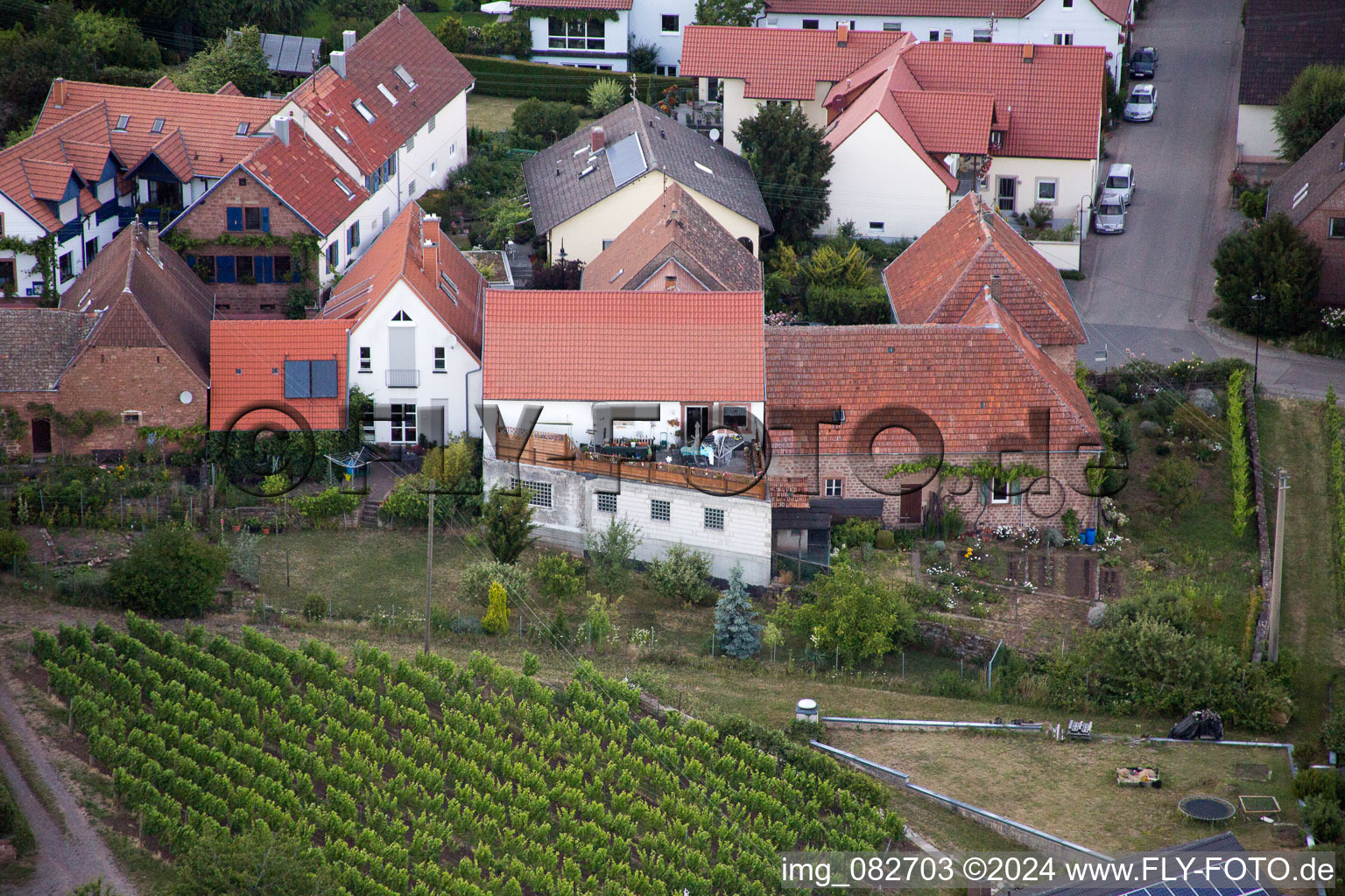 Photographie aérienne de Weyher in der Pfalz dans le département Rhénanie-Palatinat, Allemagne