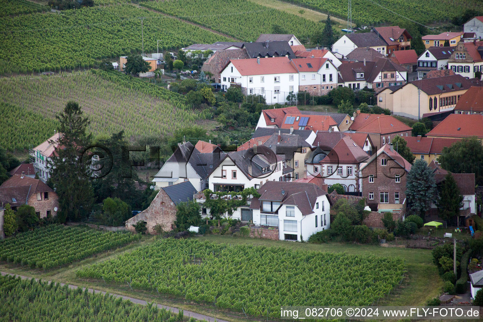 Weyher in der Pfalz dans le département Rhénanie-Palatinat, Allemagne hors des airs