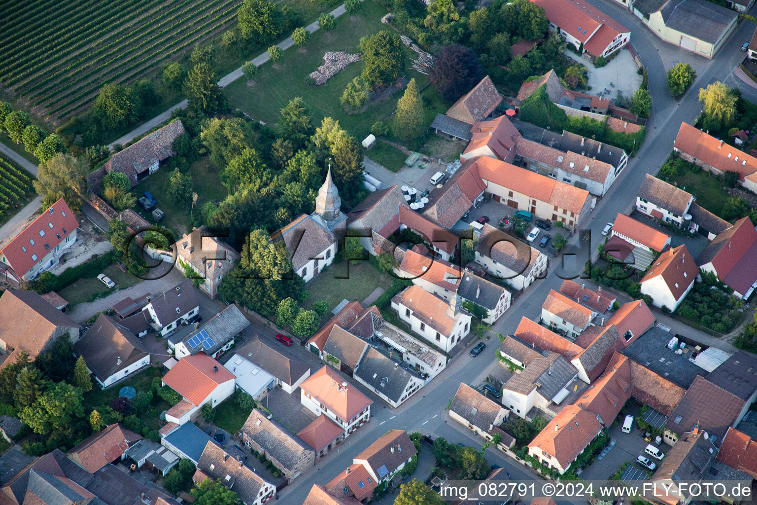 Kleinfischlingen dans le département Rhénanie-Palatinat, Allemagne d'en haut