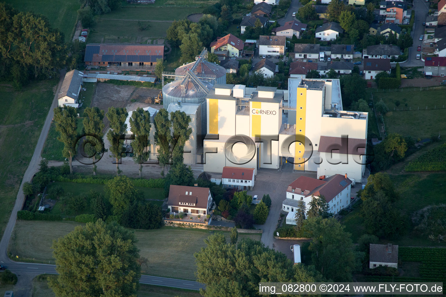 Freimersheim dans le département Rhénanie-Palatinat, Allemagne vue d'en haut