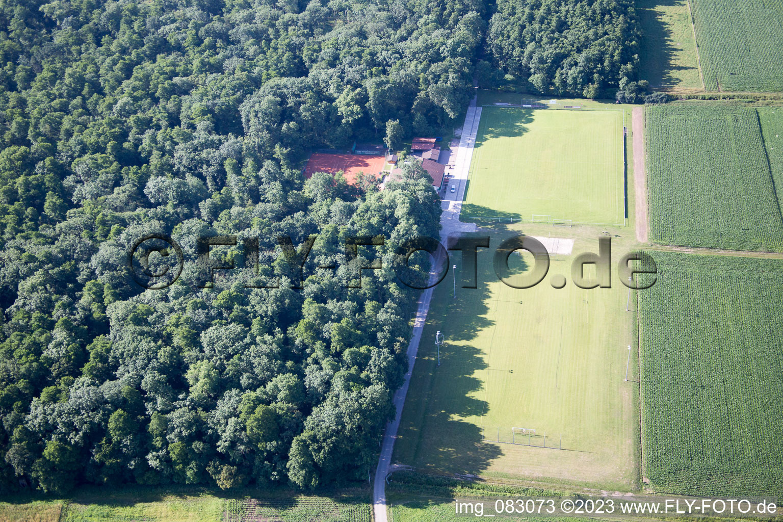 Photographie aérienne de Freckenfeld dans le département Rhénanie-Palatinat, Allemagne