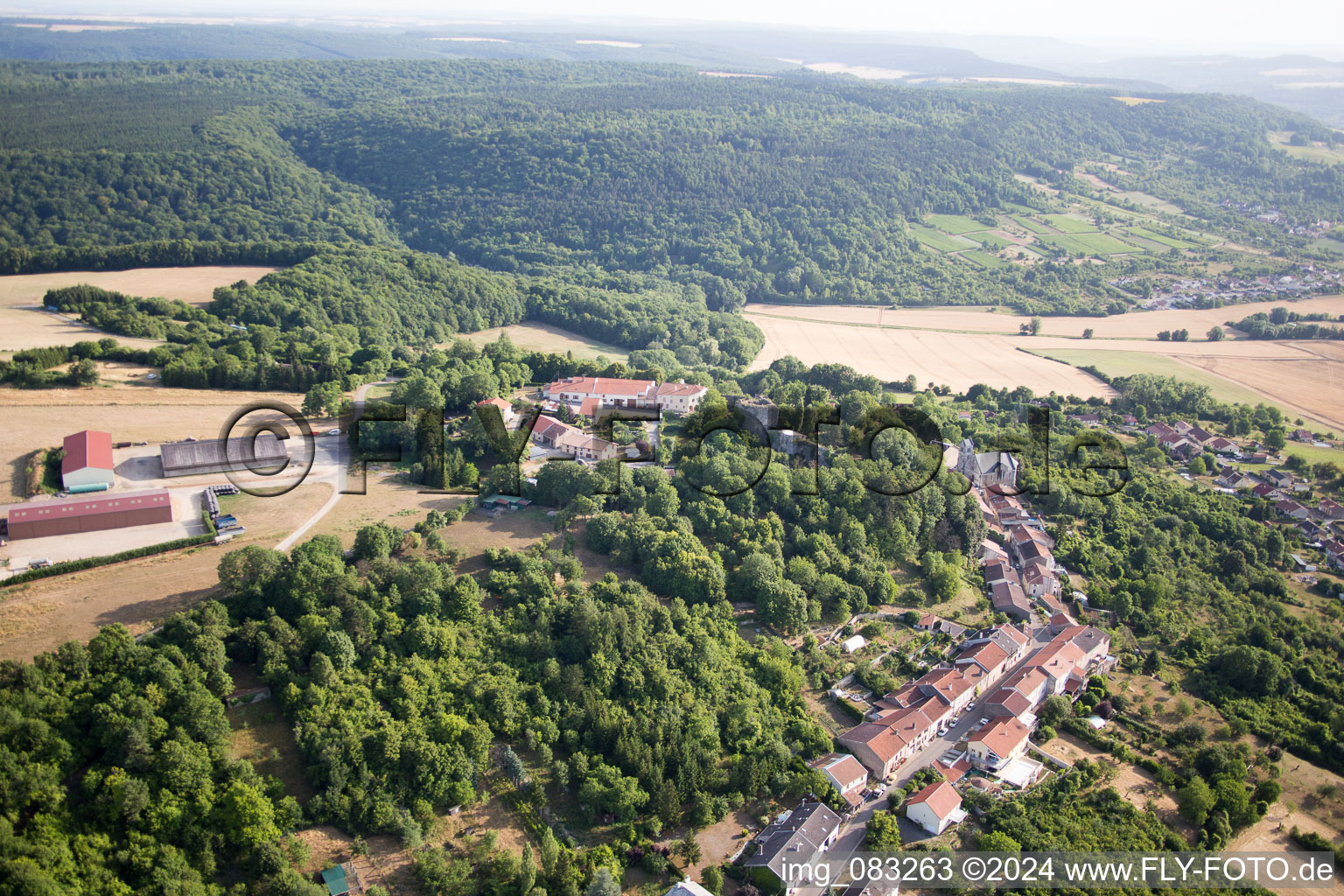 Prény dans le département Meurthe et Moselle, France d'en haut