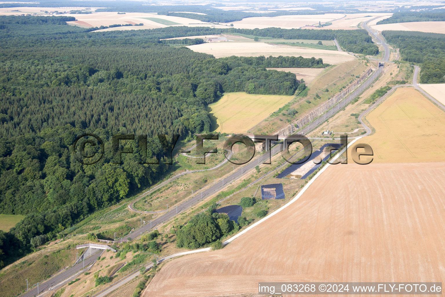 Prény dans le département Meurthe et Moselle, France hors des airs