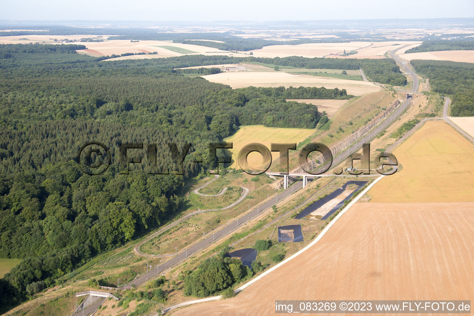 Prény dans le département Meurthe et Moselle, France vue d'en haut
