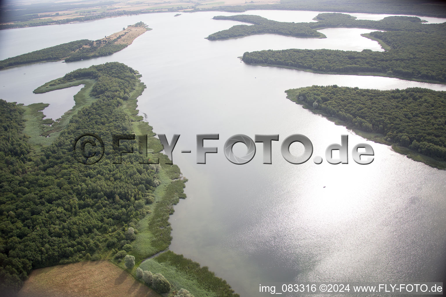 Photographie aérienne de Lac Madine à Buxières-sous-les-Côtes dans le département Meuse, France