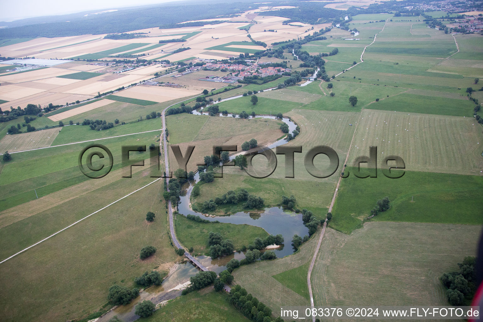 Photographie aérienne de Dompcevrin dans le département Meuse, France