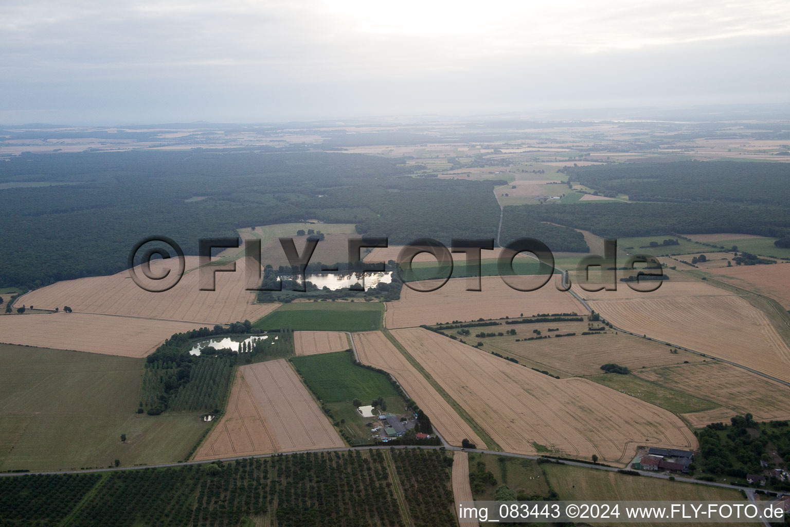 Photographie aérienne de Boucq dans le département Meurthe et Moselle, France