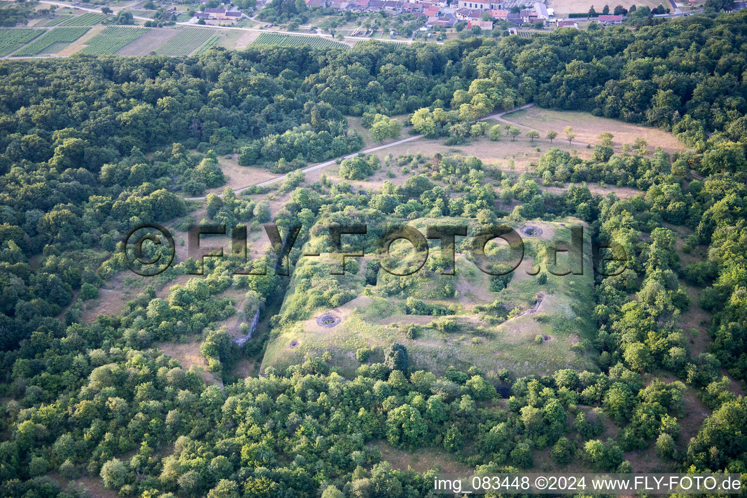 Photographie aérienne de Lucey dans le département Meurthe et Moselle, France