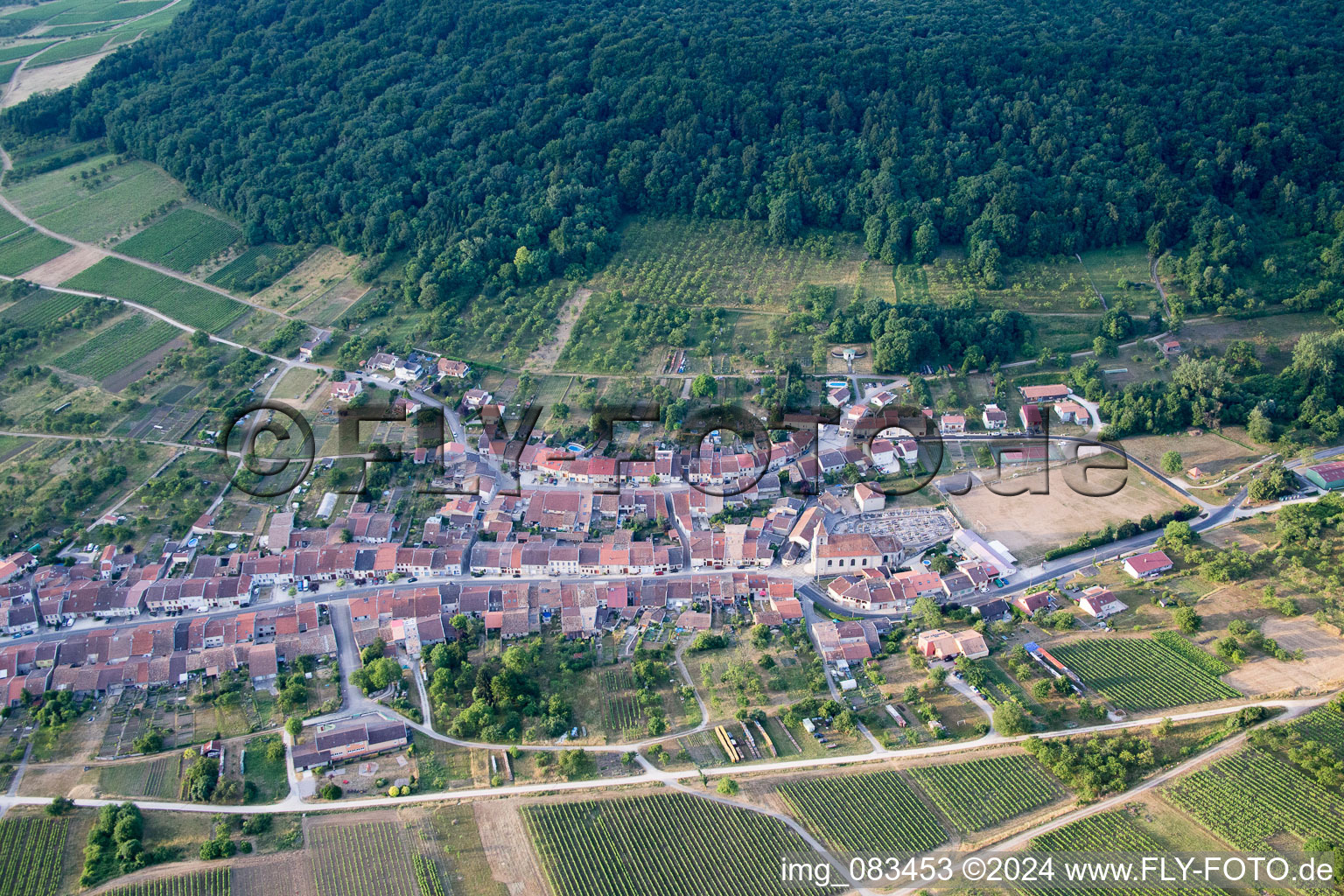 Lucey dans le département Meurthe et Moselle, France hors des airs