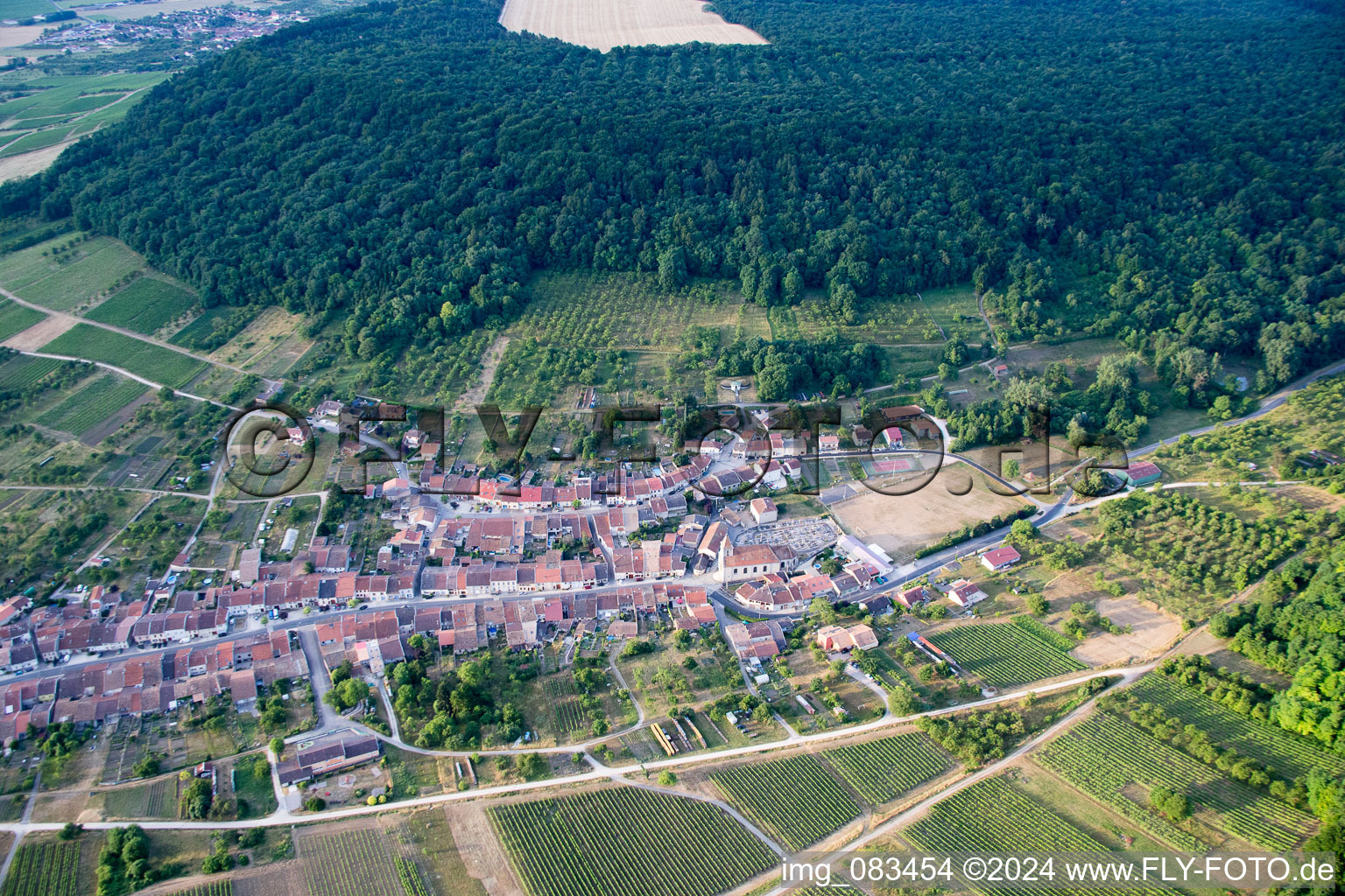 Lucey dans le département Meurthe et Moselle, France vue d'en haut