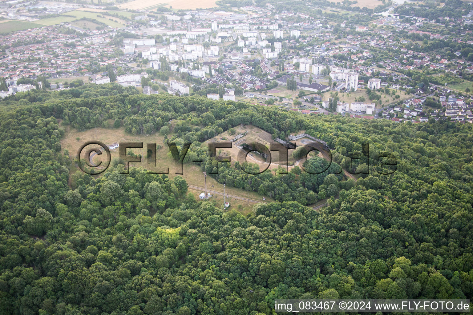 Vue aérienne de Bunker/Fort N de Toul à Toul dans le département Meurthe et Moselle, France