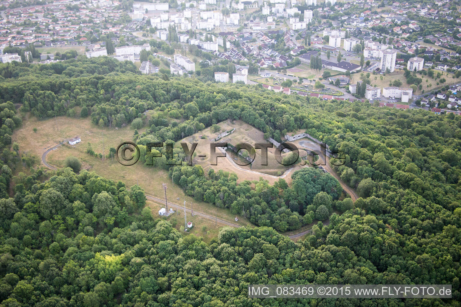 Photographie aérienne de Bunker/Fort N de Toul à Toul dans le département Meurthe et Moselle, France