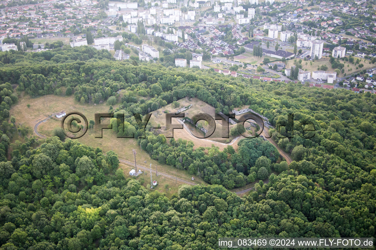 Photographie aérienne de Bunker/Fort N de Toul à Toul dans le département Meurthe et Moselle, France