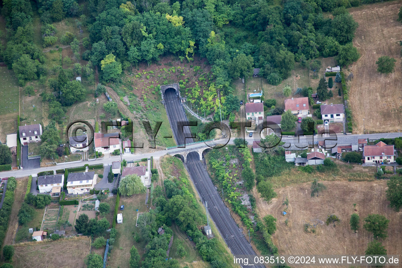 Photographie aérienne de Foug dans le département Meurthe et Moselle, France