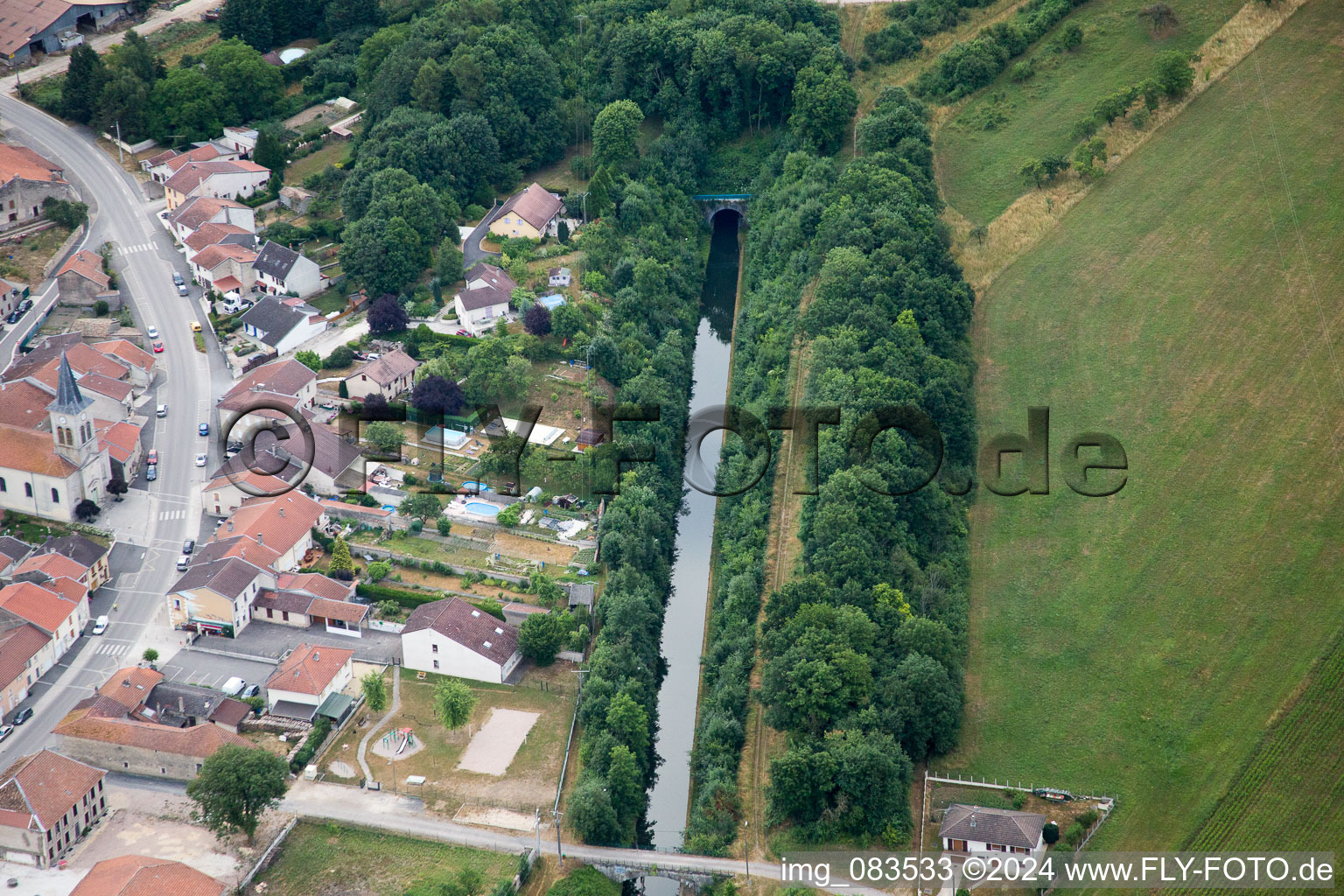 Photographie aérienne de Lay-Saint-Remy dans le département Meurthe et Moselle, France