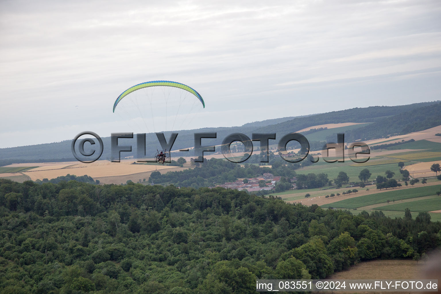 Photographie aérienne de Rigny-Saint-Martin dans le département Meuse, France