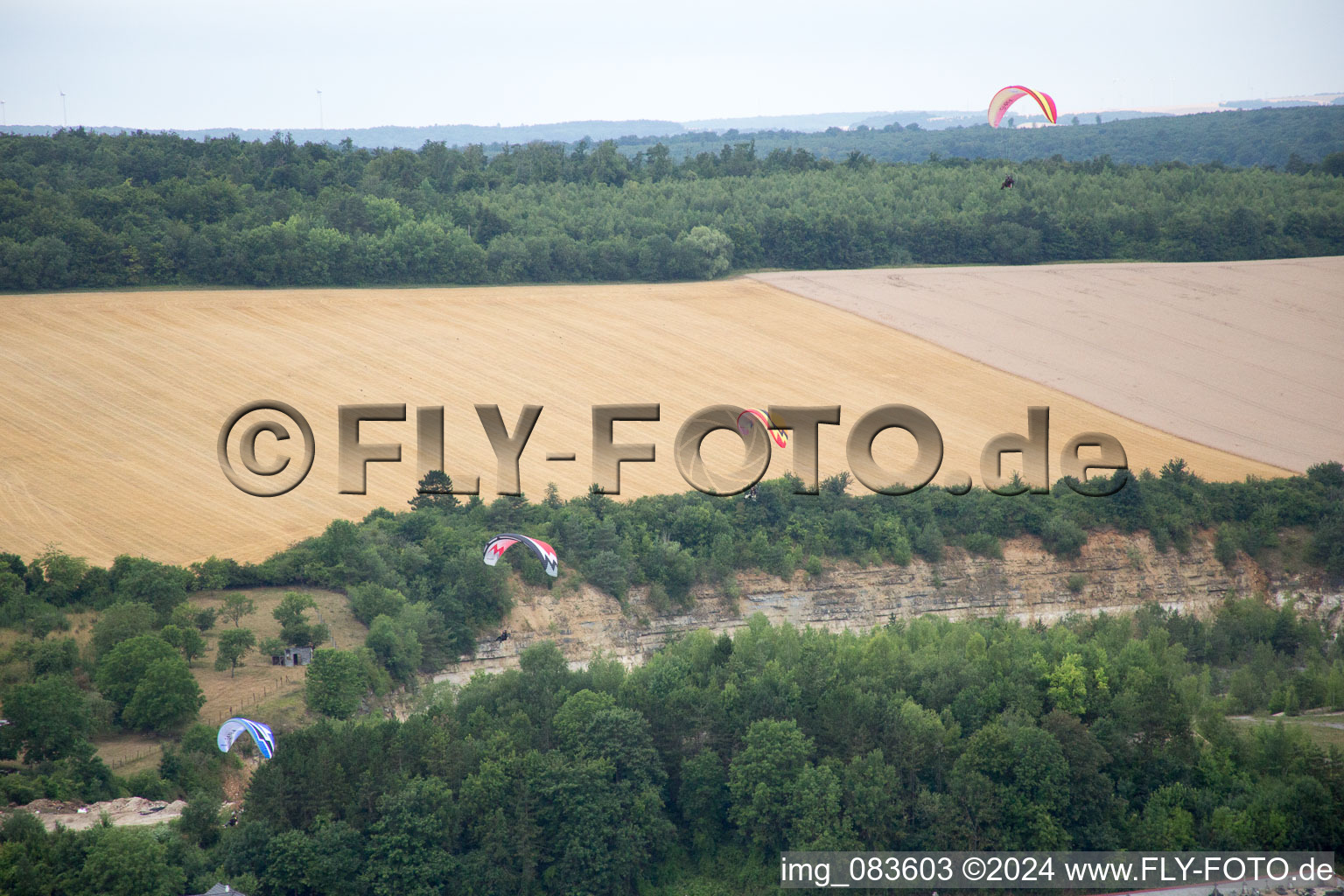 Vue d'oiseau de Vaucouleurs dans le département Meuse, France