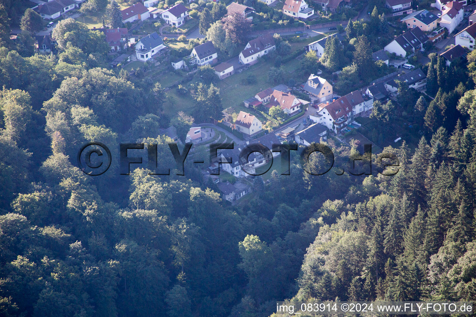 Photographie aérienne de Quartier Grünwettersbach in Karlsruhe dans le département Bade-Wurtemberg, Allemagne