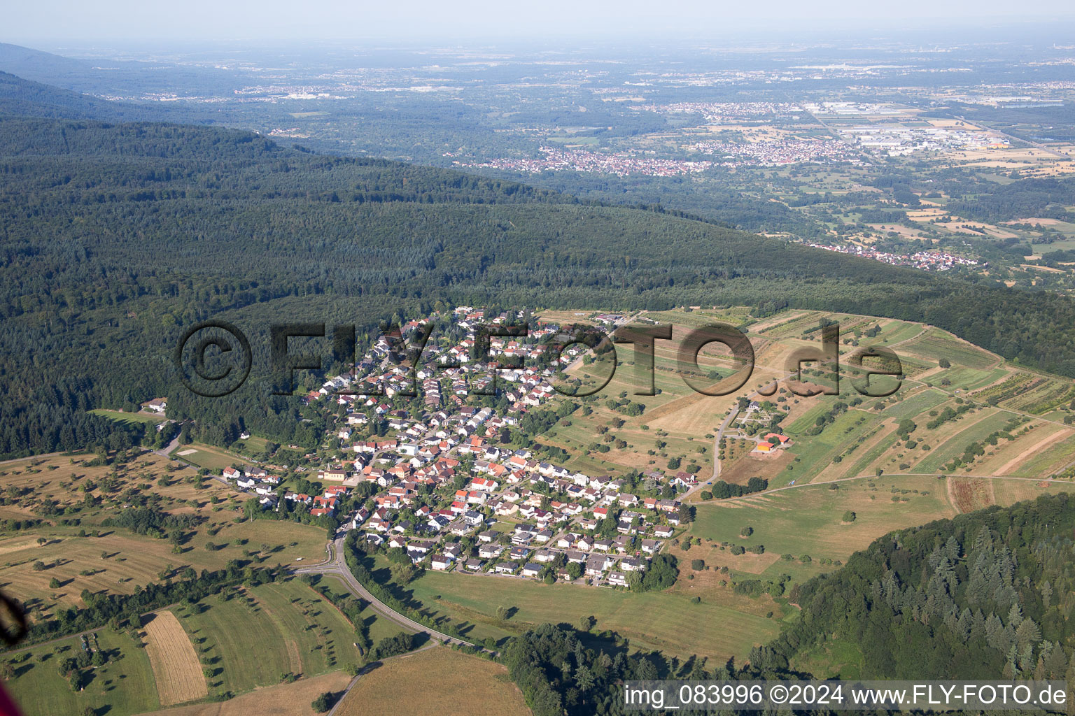 Photographie aérienne de Quartier Schluttenbach in Ettlingen dans le département Bade-Wurtemberg, Allemagne