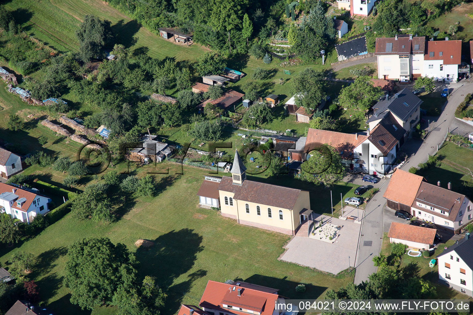 Photographie aérienne de Quartier Schluttenbach in Ettlingen dans le département Bade-Wurtemberg, Allemagne