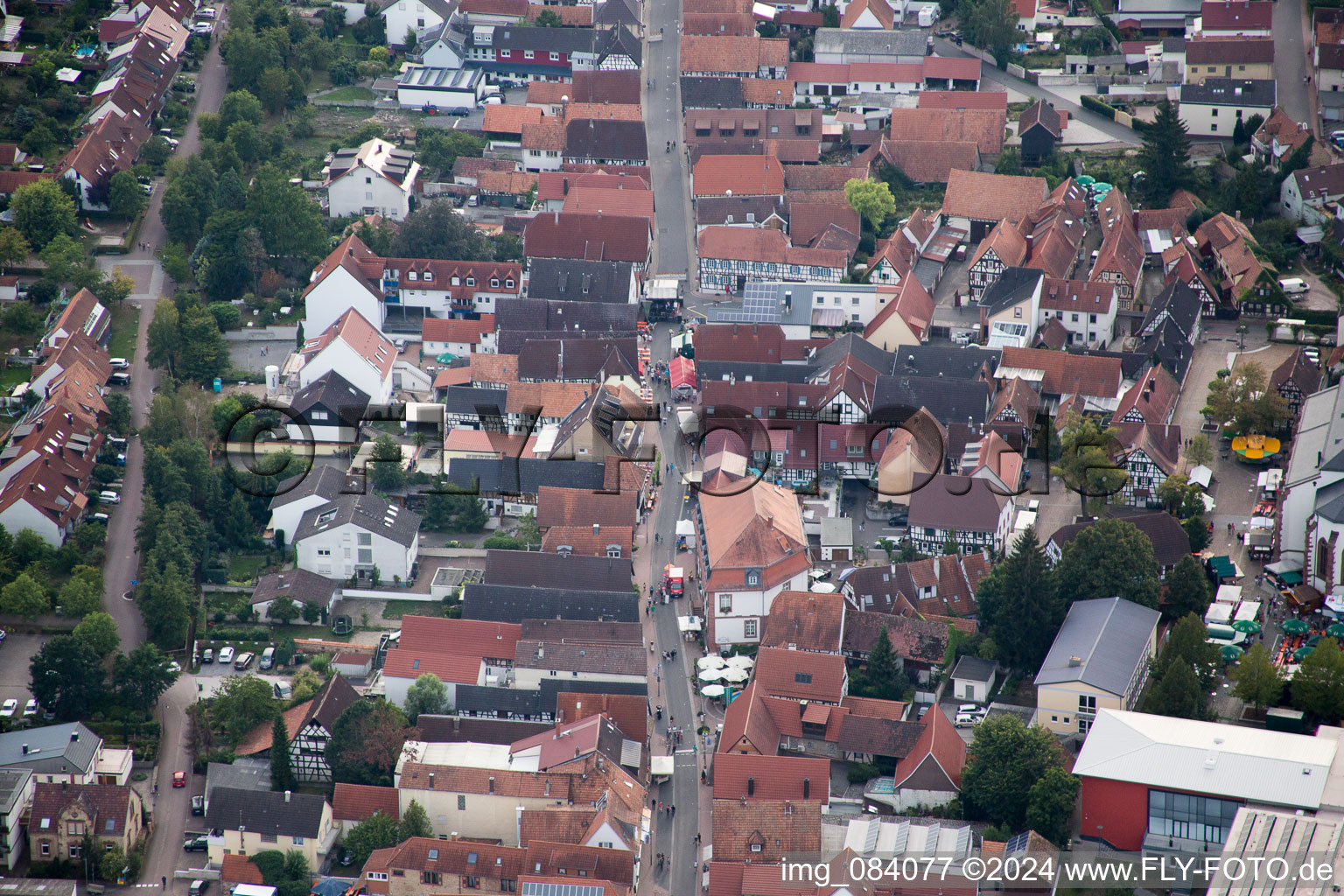 Photographie aérienne de Fête de la ville 2015 à Kandel dans le département Rhénanie-Palatinat, Allemagne