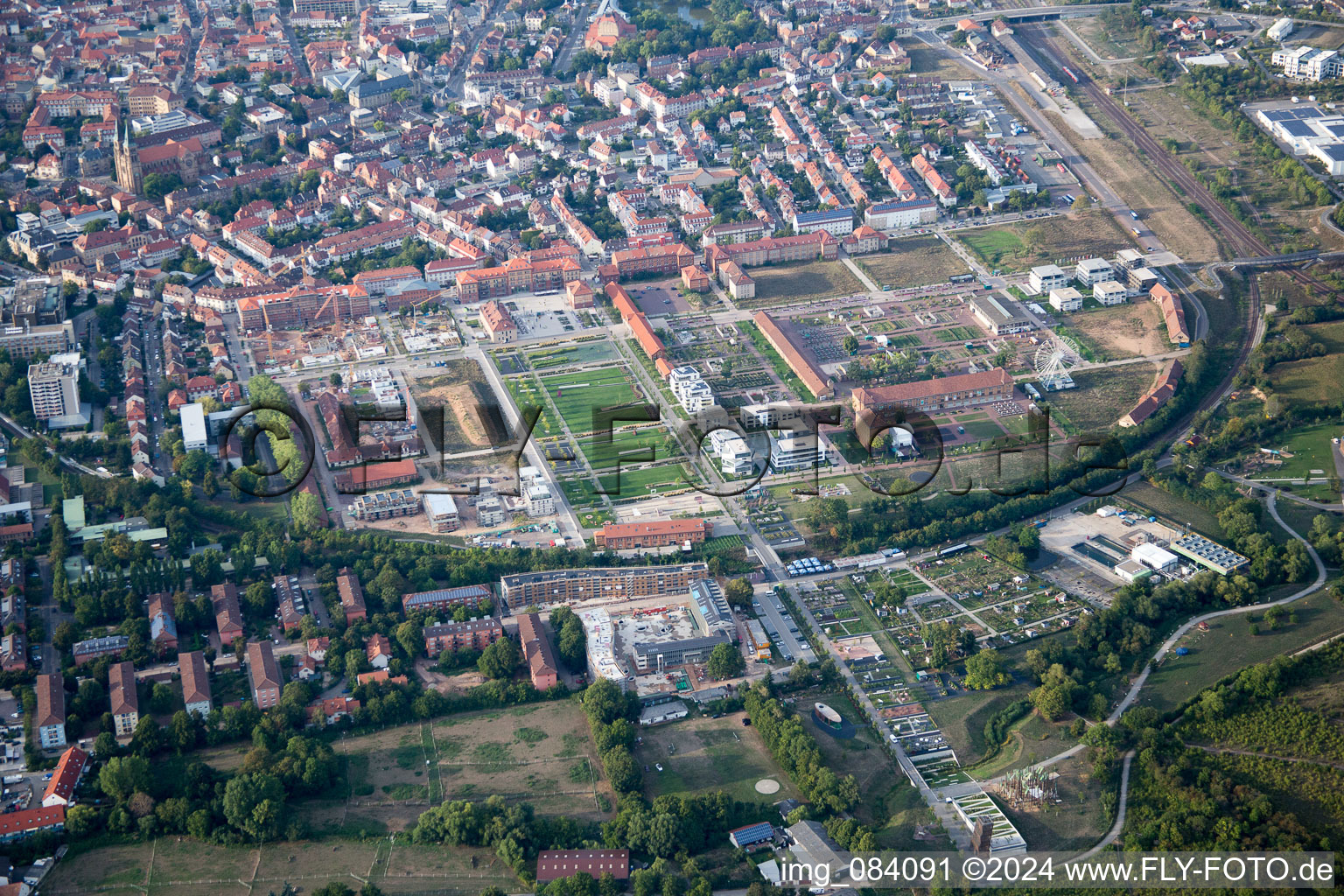 Vue oblique de Salon national des jardins 2015 à Landau in der Pfalz dans le département Rhénanie-Palatinat, Allemagne