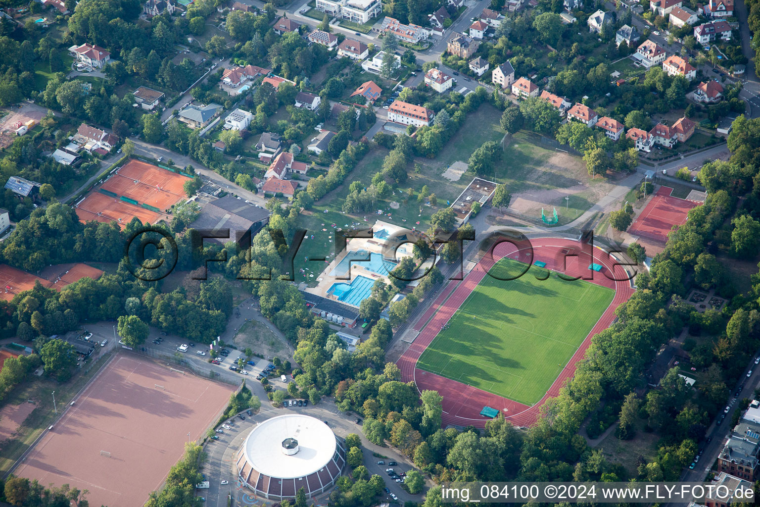 Vue oblique de Landau in der Pfalz dans le département Rhénanie-Palatinat, Allemagne